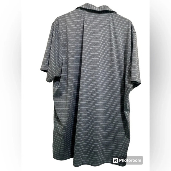 Johnnie O Polo Shirt Mens XL Blue Stripe - Picture 4 of 4